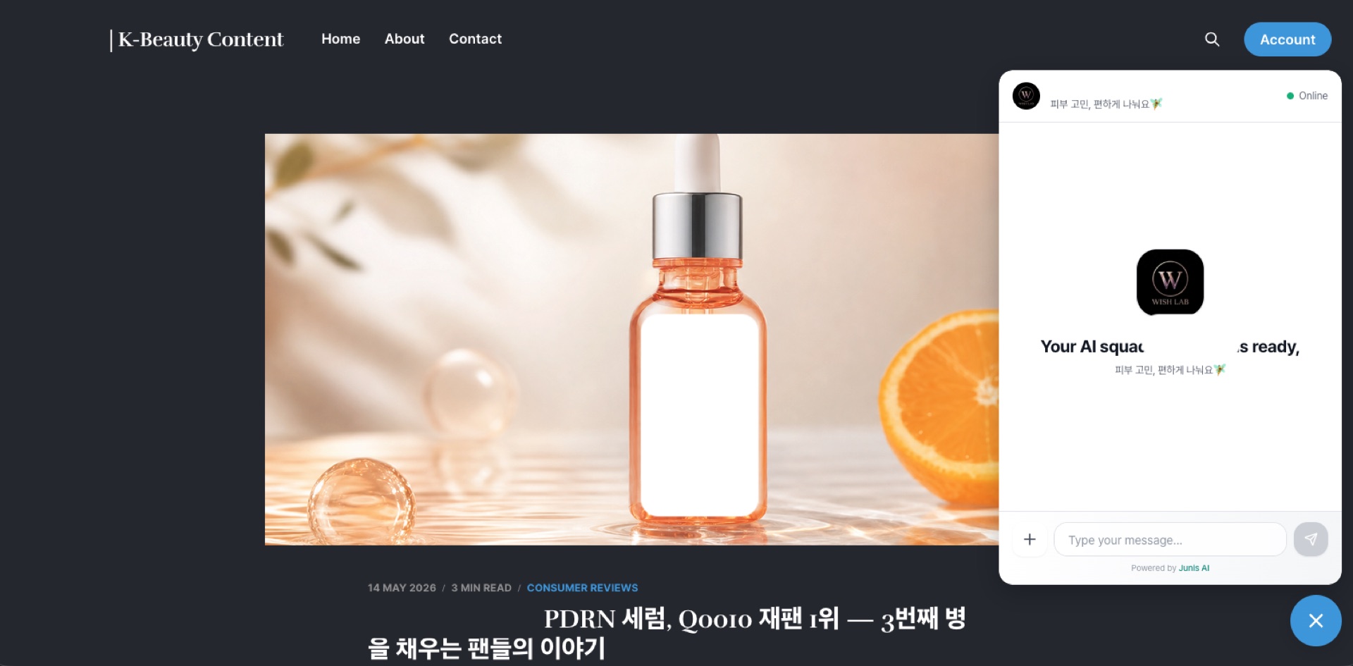 AEO/GEO content & embed widget